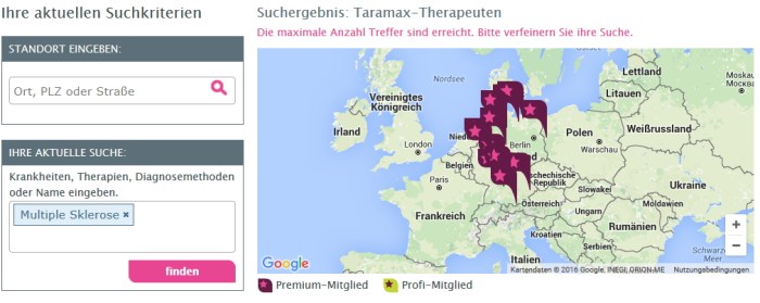 Taramax Therapeuten MS